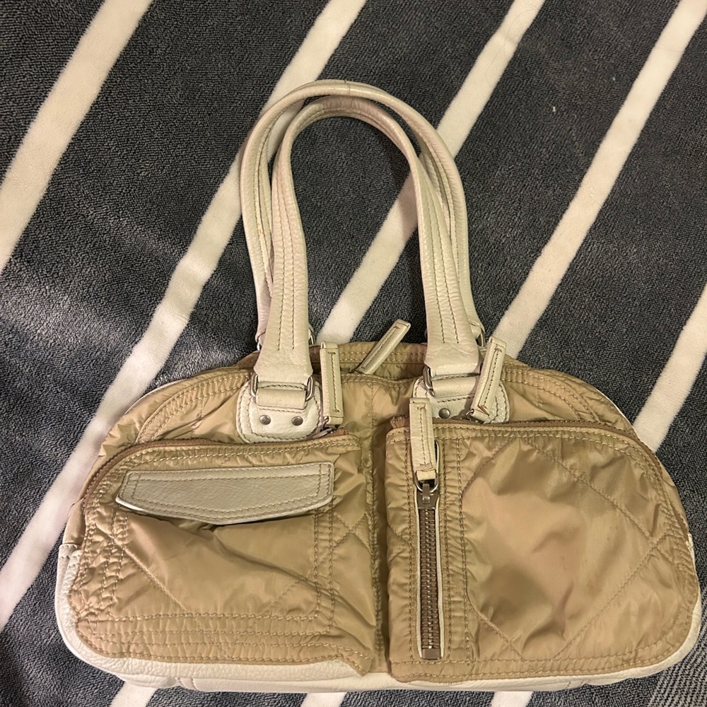 Prada Tan Quilted Bag